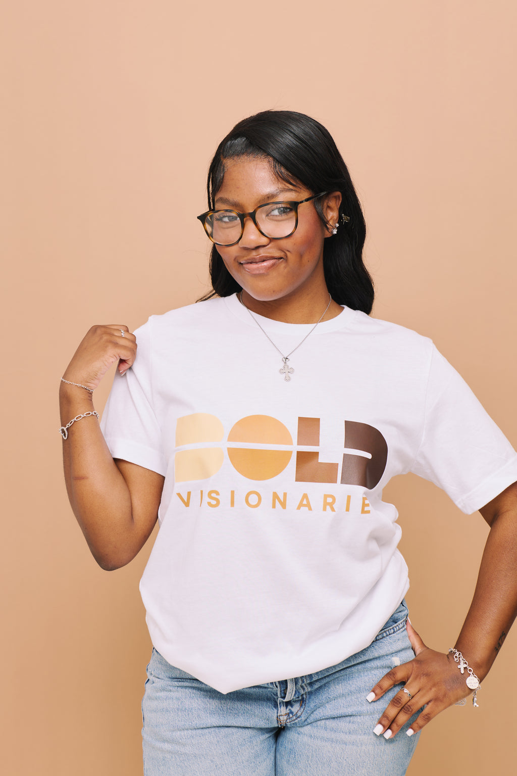 Bold Standard Tee - White