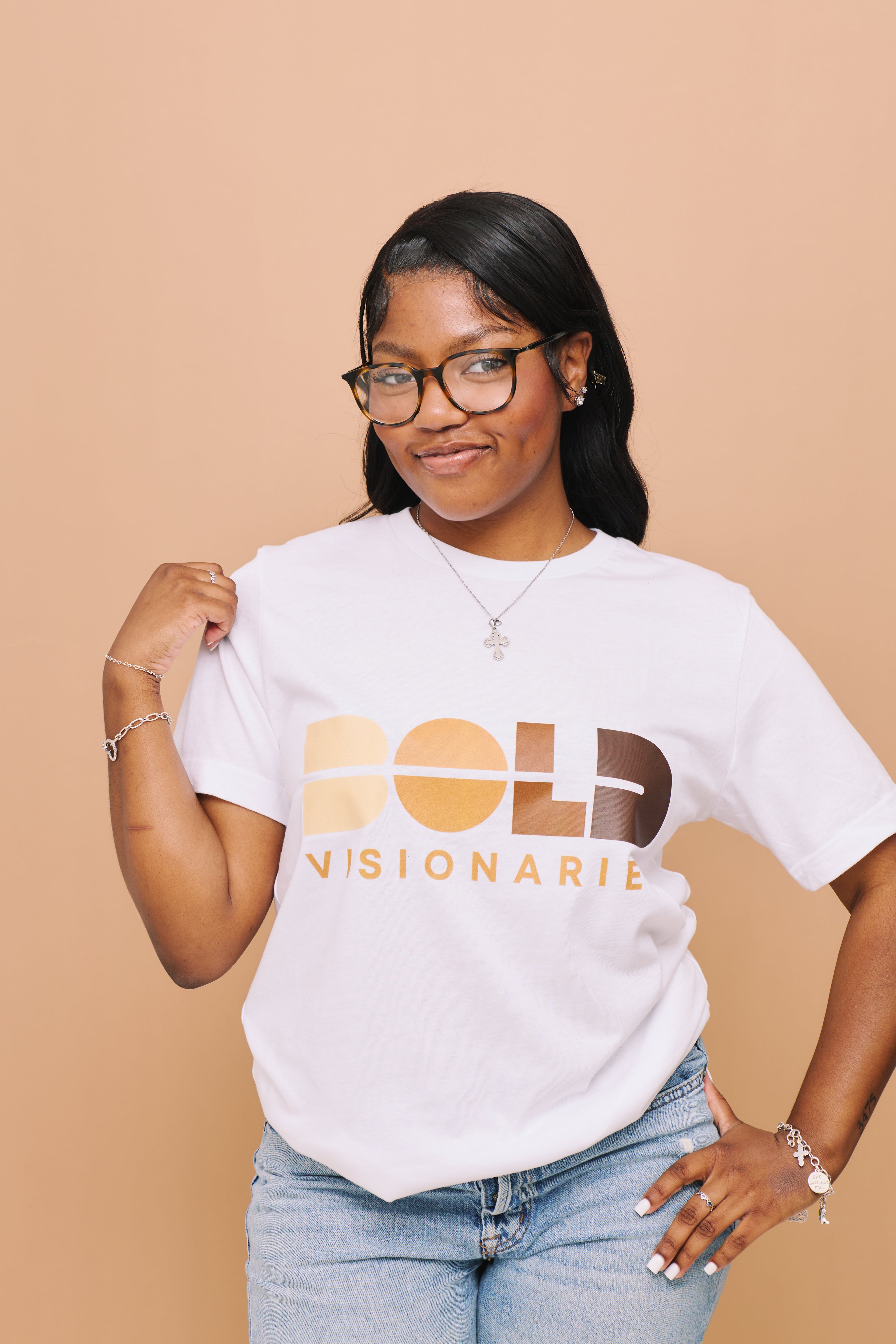 Bold Standard Tee - White